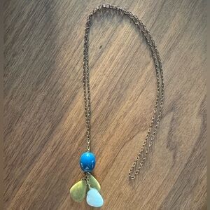 Anthropologie Jade Multi-Stone Necklace